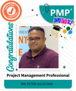 Mr. Peter Julio Dias- PMP